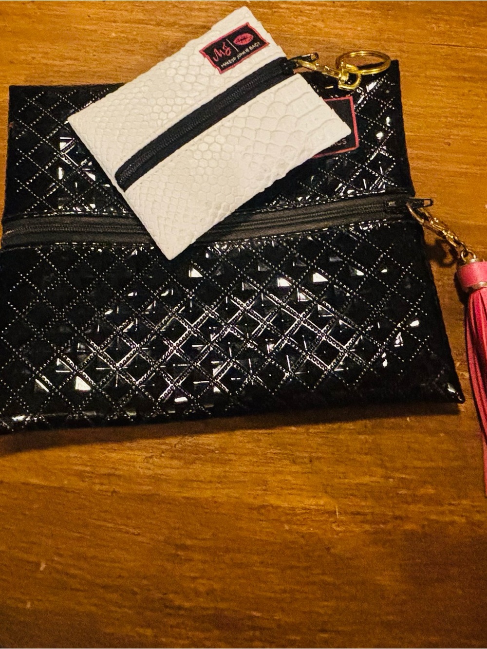 Medium Makeup Junkie Bag & Keychain size Makeup Junkie Bag